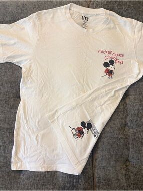 Women’s White Mickey Mouse 'School Days' Graphic Tee